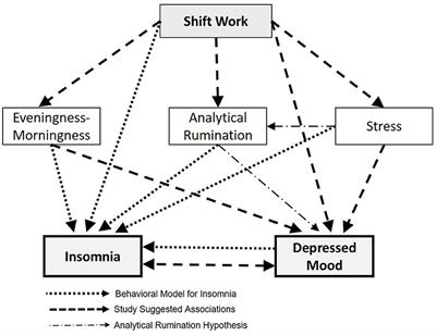 Psychobiological risk factors for insomnia and depressed mood among hospital female nurses working shifts